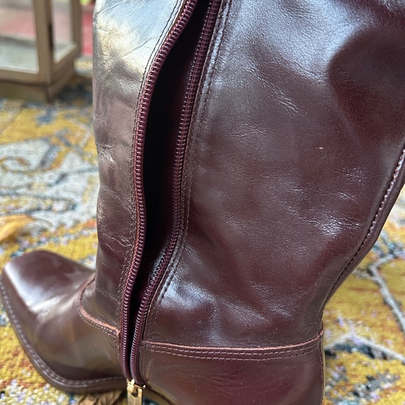 Vince Camuto Women's Sangeti 2 Wide Calf High Boots Dark Mahogany Size 8 - Picture 14 of 15